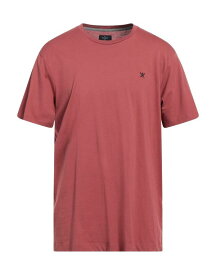 【送料無料】 ハケット メンズ Tシャツ トップス T-shirt Brick red