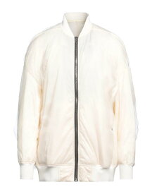 【送料無料】 リックオウエンス メンズ ジャケット・ブルゾン デニムジャケット アウター Denim jacket Cream
