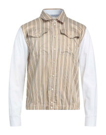 【送料無料】 ニールバレット メンズ シャツ トップス Striped shirt Beige