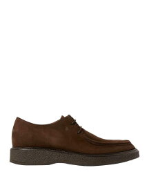 【送料無料】 トッズ メンズ スリッポン・ローファー シューズ Laced shoes Dark brown