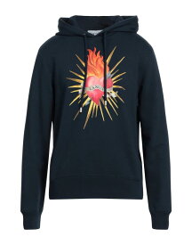 【送料無料】 ランバン メンズ パーカー・スウェット フーディー アウター Hooded sweatshirt Midnight blue