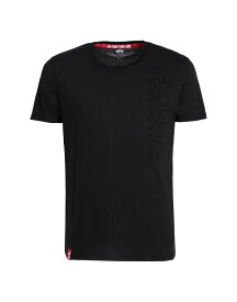 【送料無料】 アルファインダストリーズ メンズ Tシャツ トップス T-shirt Black