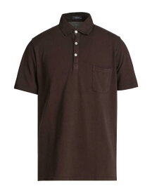 【送料無料】 ロッソピューロ メンズ ポロシャツ トップス Polo shirt Brown