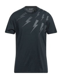 【送料無料】 ニールバレット メンズ Tシャツ トップス T-shirt Steel grey