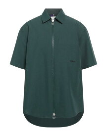 【送料無料】 オーエーエムシー メンズ シャツ トップス Solid color shirt Green