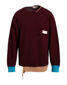 【送料無料】 マルニ メンズ ニット・セーター アウター Sweater Burgundy