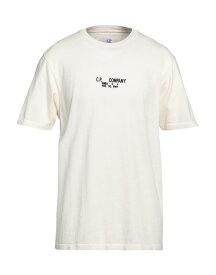 【送料無料】 シーピーカンパニー メンズ Tシャツ トップス T-shirt Ivory