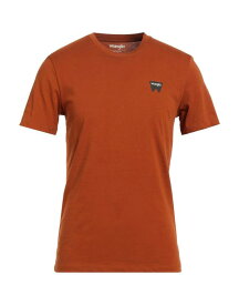 【送料無料】 ラングラー メンズ Tシャツ トップス T-shirt Brown