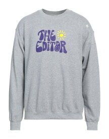 【送料無料】 エディター メンズ パーカー・スウェット アウター Sweatshirt Grey