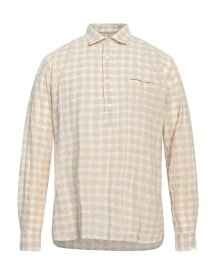 【送料無料】 ティントリア マッティ メンズ シャツ チェックシャツ トップス Checked shirt Beige