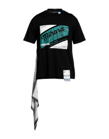 【送料無料】 ミハラ ヤスヒロ メンズ Tシャツ トップス T-shirt Black