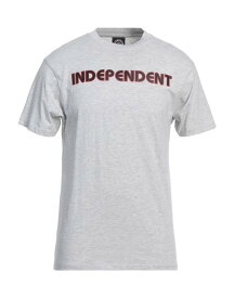 【送料無料】 インディペンデント メンズ Tシャツ トップス T-shirt Light grey