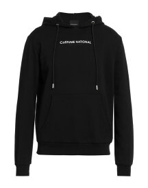 【送料無料】 コスチュームナショナル メンズ パーカー・スウェット フーディー アウター Hooded sweatshirt Black