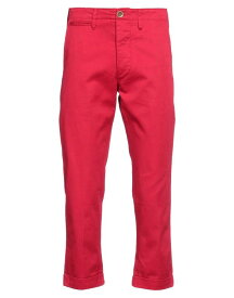 【送料無料】 ビズビム メンズ カジュアルパンツ クロップドパンツ ボトムス Cropped pants & culottes Red