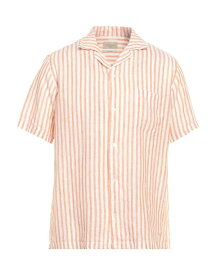 【送料無料】 ブルックスフィールド メンズ シャツ リネンシャツ トップス Linen shirt Brown