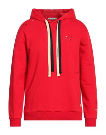 【送料無料】 グレイ ダニエレ アレッサンドリー二 メンズ パーカー・スウェット フーディー アウター Hooded sweatshirt Red