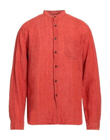 【送料無料】 ザカス メンズ シャツ リネンシャツ トップス Linen shirt Rust