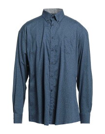 【送料無料】 ポールアンドシャーク メンズ シャツ トップス Patterned shirt Blue