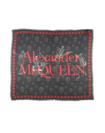 【送料無料】 アレキサンダー・マックイーン メンズ マフラー・ストール・スカーフ アクセサリー Scarves and foulards Black