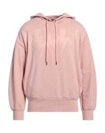 【送料無料】 ニールバレット メンズ パーカー・スウェット フーディー アウター Hooded sweatshirt Pink