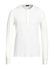 【送料無料】 トム・フォード メンズ Tシャツ トップス T-shirt Ivory