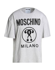 【送料無料】 モスキーノ メンズ Tシャツ トップス T-shirt Grey