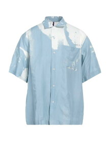 【送料無料】 オーエーエムシー メンズ シャツ トップス Patterned shirt Sky blue