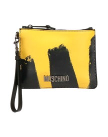 【送料無料】 モスキーノ メンズ ハンドバッグ バッグ Handbag Yellow