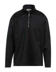 【送料無料】 ランバン メンズ パーカー・スウェット アウター Sweatshirt Black