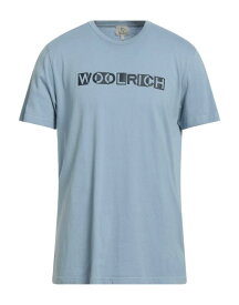 【送料無料】 ウール リッチ メンズ Tシャツ トップス T-shirt Light blue