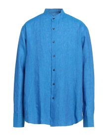 【送料無料】 ブリオーニ メンズ シャツ リネンシャツ トップス Linen shirt Bright blue