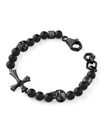 【送料無料】 フィリッププレイン メンズ ブレスレット・バングル・アンクレット アクセサリー Bracelet Black