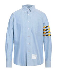 【送料無料】 トムブラウン メンズ シャツ トップス Patterned shirt Light blue