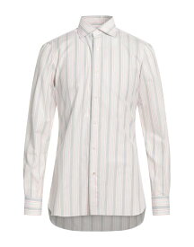 【送料無料】 イザイア メンズ シャツ トップス Striped shirt White