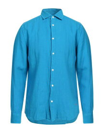 【送料無料】 ピューテリー メンズ シャツ リネンシャツ トップス Linen shirt Azure