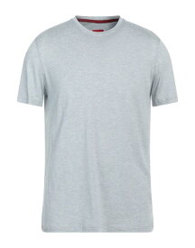 【送料無料】 イザイア メンズ Tシャツ トップス T-shirt Light grey