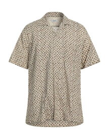 【送料無料】 セブンティセルジオテゴン メンズ シャツ トップス Patterned shirt Beige