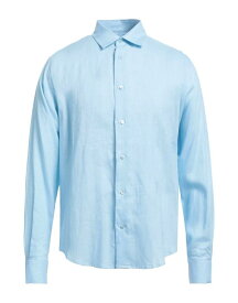 【送料無料】 トラサルディ メンズ シャツ リネンシャツ トップス Linen shirt Sky blue