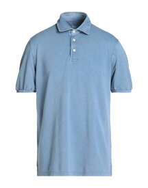 【送料無料】 フェデーリ メンズ ポロシャツ トップス Polo shirt Slate blue