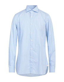 【送料無料】 イザイア メンズ シャツ トップス Striped shirt Light blue