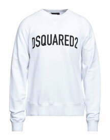 【送料無料】 ディースクエアード メンズ パーカー・スウェット アウター Sweatshirt White