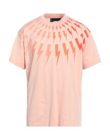 【送料無料】 ニールバレット メンズ Tシャツ トップス T-shirt Pink