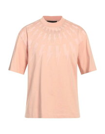 【送料無料】 ニールバレット メンズ Tシャツ トップス T-shirt Pink
