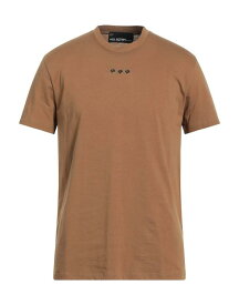 【送料無料】 ニールバレット メンズ Tシャツ トップス T-shirt Brown