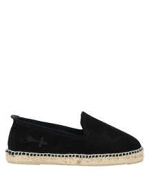 【送料無料】 マネビ メンズ スリッポン・ローファー シューズ Espadrilles Black