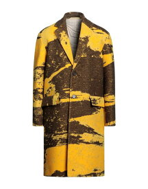 【送料無料】 オーエーエムシー メンズ コート アウター Coat Yellow