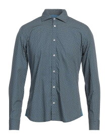 【送料無料】 アルテア メンズ シャツ トップス Patterned shirt Slate blue