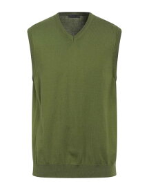 【送料無料】 プラス・サーティー・ナイン・マスク +39 メンズ ニット・セーター アウター Sleeveless sweater Military green