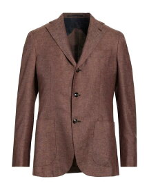 【送料無料】 バルバナポリ メンズ ジャケット・ブルゾン ブレザー アウター Blazer Brown