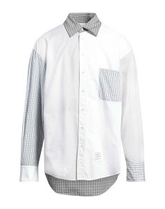 �g���u���E�� �����Y �g�b�v�X �V���c THOM BROWNE �`�F�b�N���V���c Light Gray �O���[